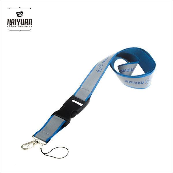 Royal Blue Separate Reflective Office Lanyard