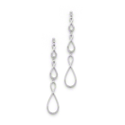 New 925 Silver Jewellery Infinity Jewelry Set (KT3022)