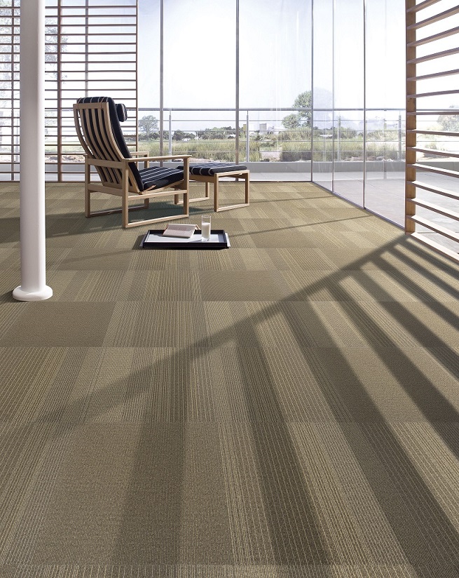 Nylon Commercial Modular Carpet Tiles with PVC Backing