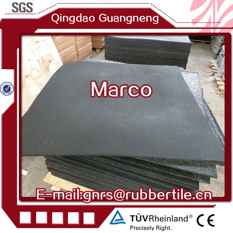 Square Rubber Tile Hotel Rubber Mat Rubber Factory Direct Outdoor Rubber Tile Anti Slip Rubber Tiles