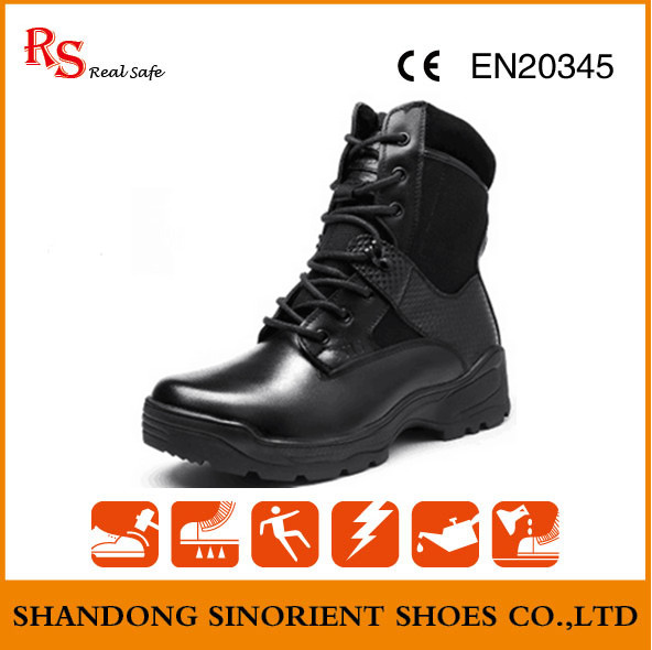 High Glossy Military Tactical Boots RS271