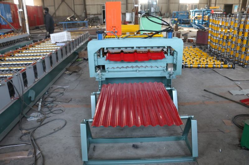 Double Layer Corrugated and Roof Sheet Panel Roll Forming Machine