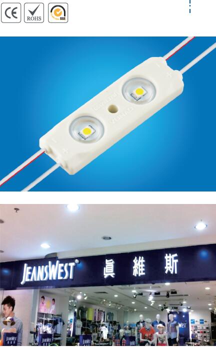 DC12V Waterproof Injection LED Module with Big Lens