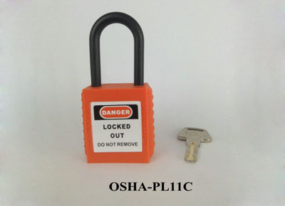 Nylon Non-Conductive Shackle 38mm Safety Padlock (BD-G11)