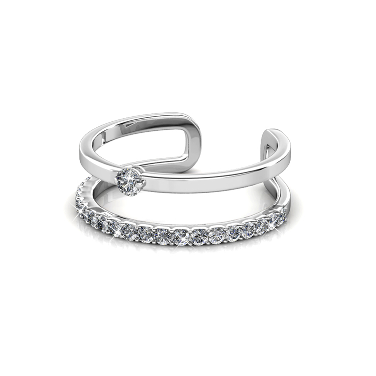 Destiny Jewellery Crystal From Swarovski Stylish Ring