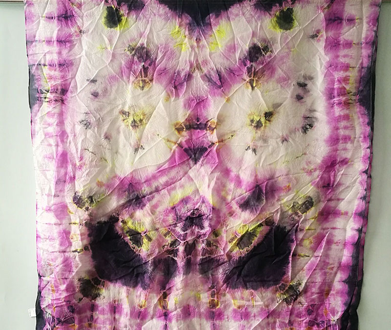 Miss Elegant Silk Paj Tie-Dye Scarves Restoring Ancient Ways