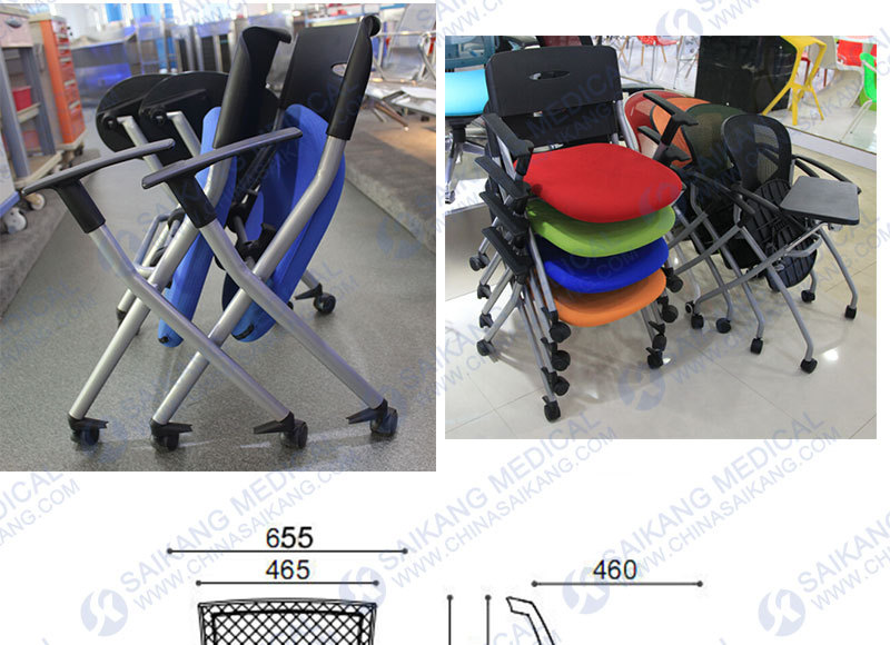 High Quality Training Chair/ Meeting Chair with Writing Pad