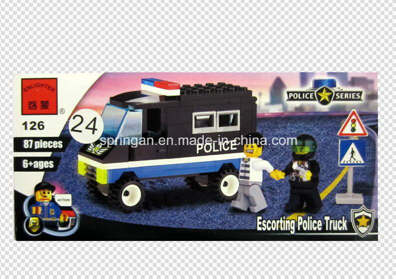 Police Series Designer Convoy Truck 87PCS Block Toys