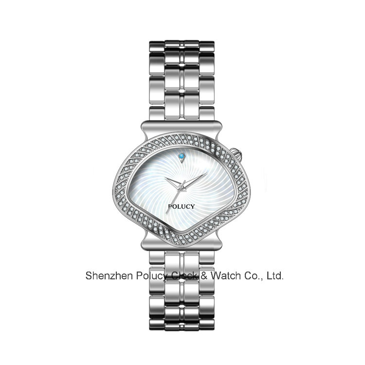 Wholesale Your Logo Custom Watches Sapphier Glass Watches with Fashion Jewelry Watch