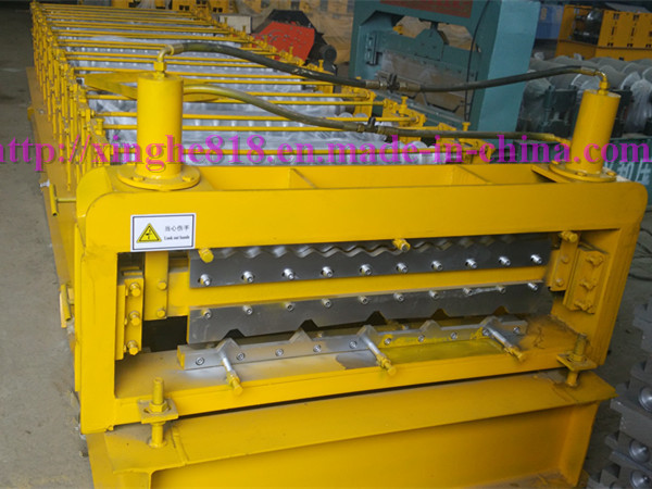 Corrugation Tile Roofing Sheet Double Layer Rolll Forming Machine