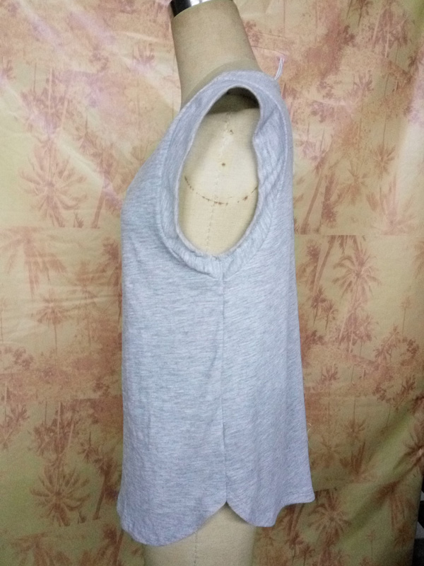 Fashion Bamboo Cotton V Neck Custom Wholesale Girl's T Shirt
