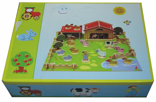 3D Wooden Farm Puzzle (81024)