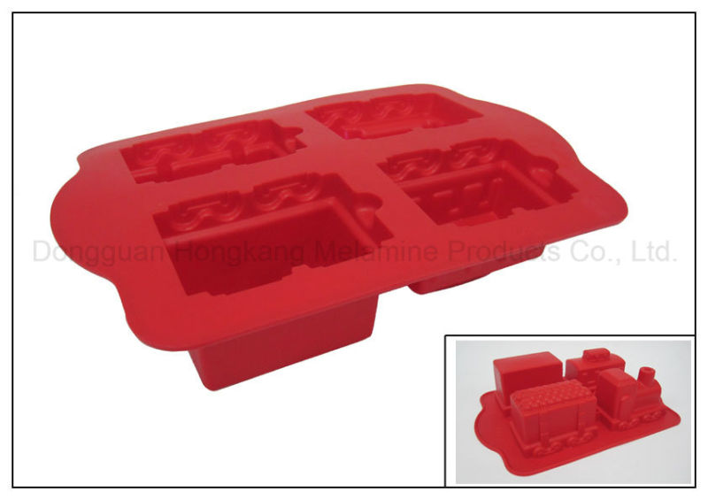 Locomotive Shaped Silicone Cake Mold (RS01)