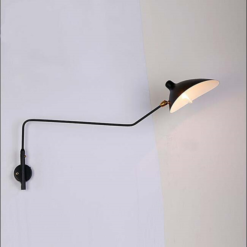 Simple Hotel Decorative Rotatable Bedside Reading Wall Lamp