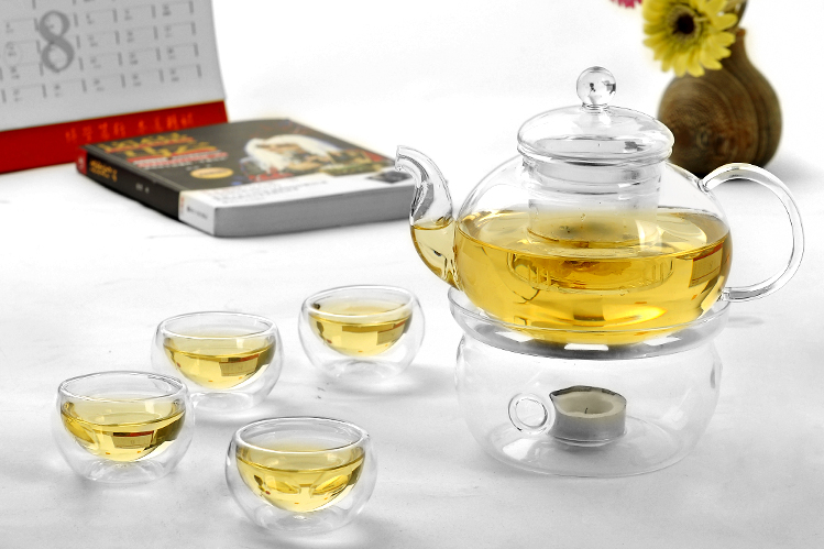 Borosilicate Tea Set, Glass Teapot, Heat Resistant Tea Mug