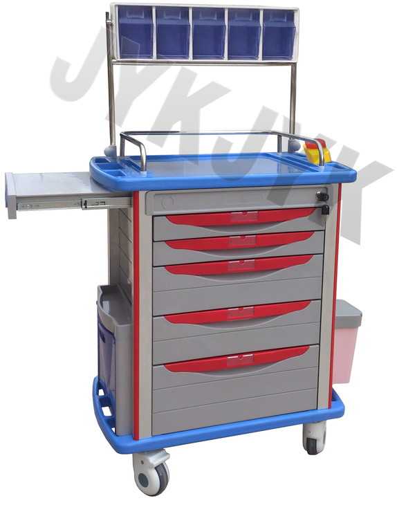 Medical ABS Medicine Trolley Jyk-C11c