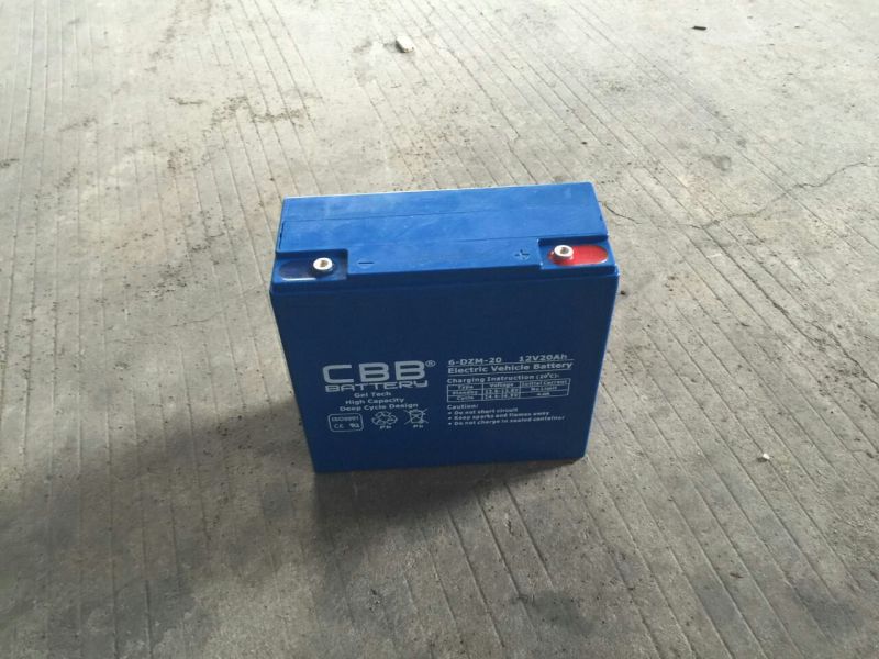 Cbb 12V 20ah Electric Scooter Ebike Battery 6-Dzm-20