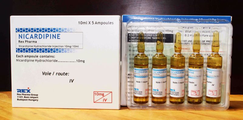 Nicardipine Hydrochloride Injection 10mg/10ml & Actd/Ctd Dossiers of Nicardipine Injection