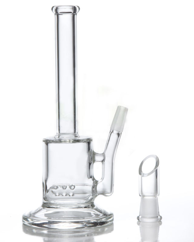 Mini Inline 10mm Oil Rig Glass Smoking Water Pipe (ES-GB-575)