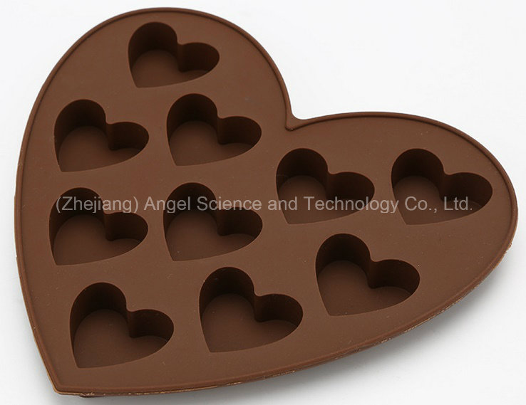 Hot Sale Silicone Chocolate Mold Heart Silicone Ice Mold Cube Tray Si01