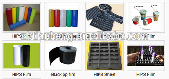 Black Color Plastic Sheet HIPS