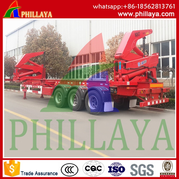 Terminal Semi Skeleton Container Side Lifter Trailer