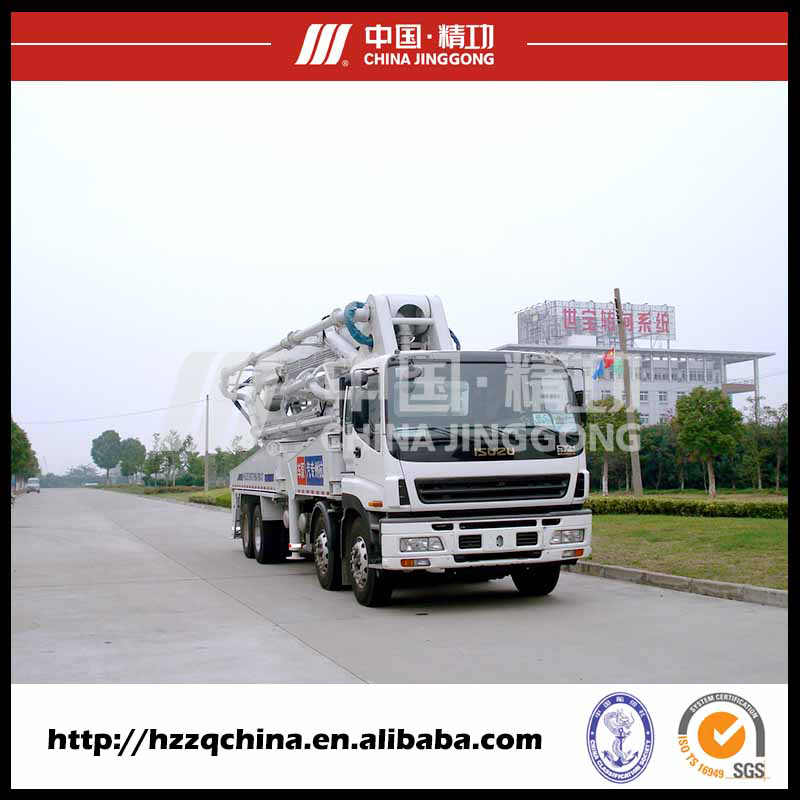 47m Ssab Steel Isuzu Truck-Mounted Concrete Delivery Pump (HZZ5381THB)