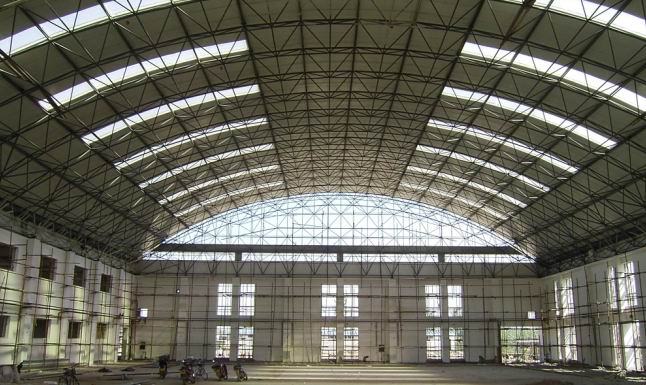 Steel Truss Aircraft Hangar Arch Roof