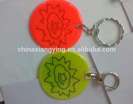 Promotion Reflective Key Chain, Soft PVC Key Chain Custom, , Reflect Craft Sticker Custom