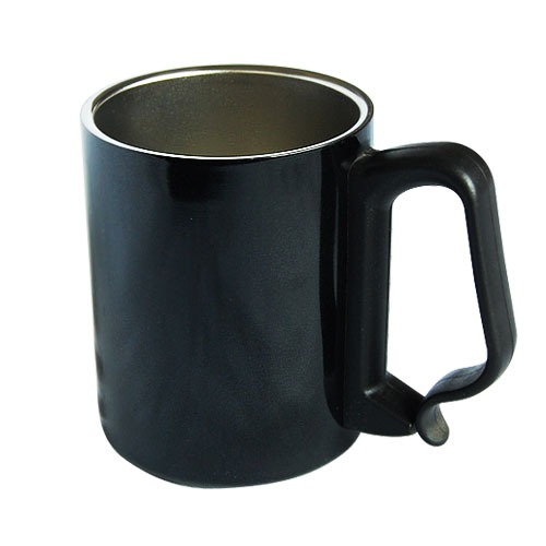 Stainless Steel Double Wall Camping Travel Carabiner Handle Mug