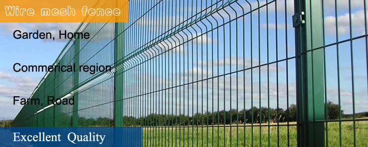 PVC Coated V Pressed Welded Wire Mesh Fence