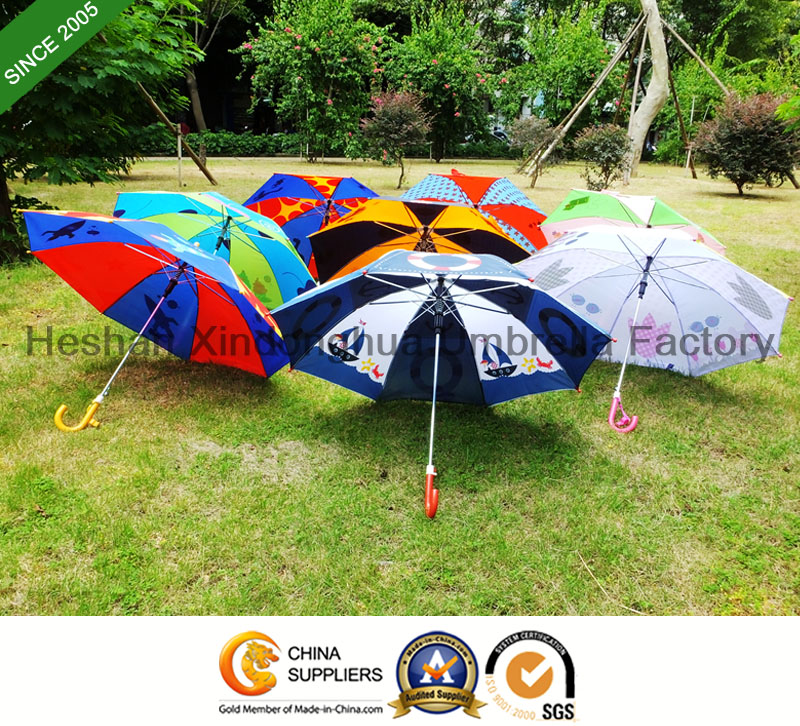 Cute Children Cartoon Straight Kid Umbrellas (KID-0019Z)