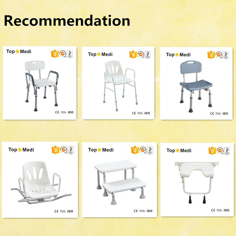 Topmedi Bathroom Safety Equipment Foldable Steel Bath Chairs