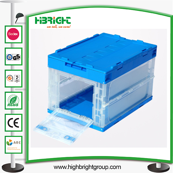 Japanese Style Transparent Clear Plastic Turnover Box with Lids