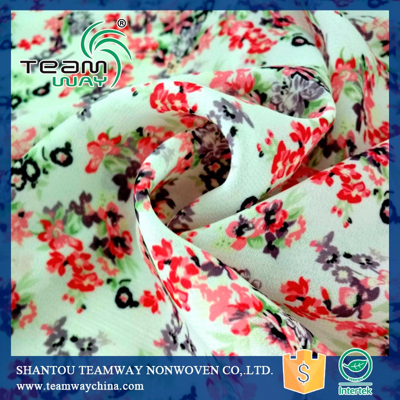 Polyester Hot Transfer Printing Chiffon