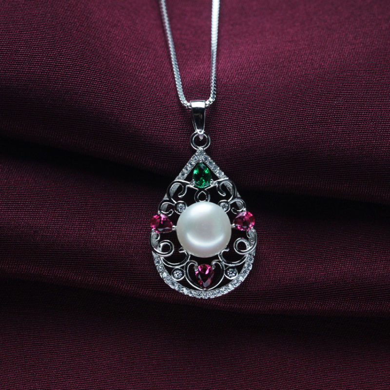 10-11mm AAA Button Fashion Freshwater Nice Design Pearl Pendant