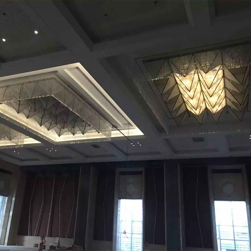 Modern Design Crystal Chandelier for Hotel Project