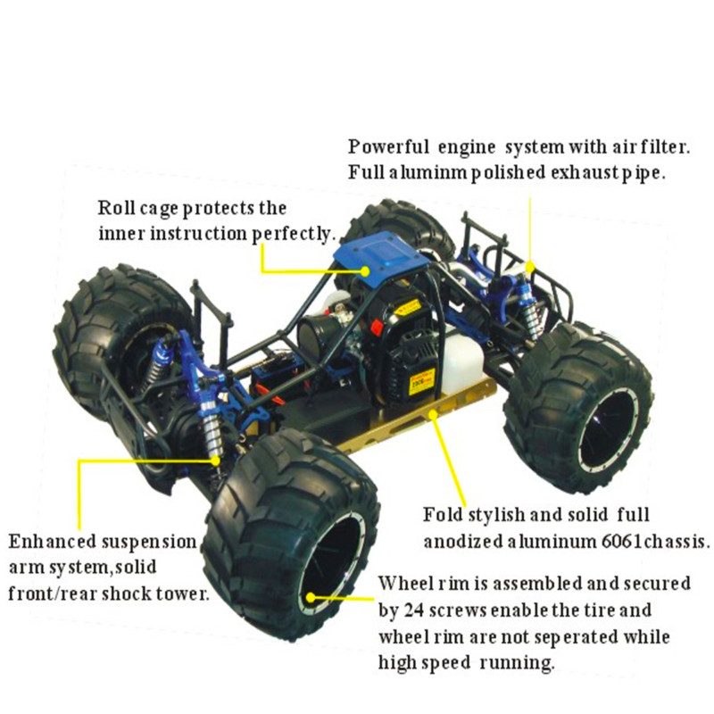 94050 Large 4WD RC Stadium Truck