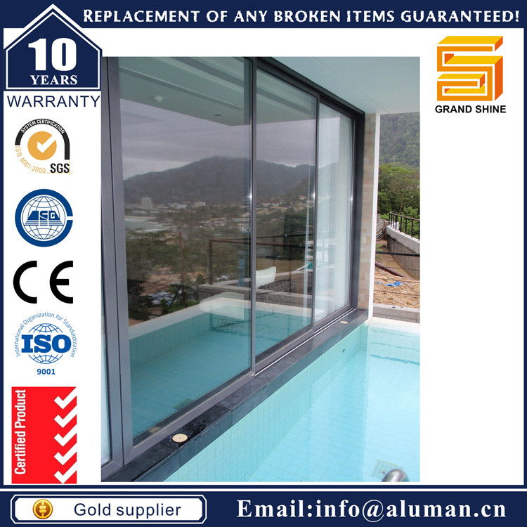 Aluminium Stacker Sliding Door with Mosquito Net