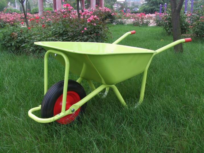 80L Water Capacity Wheelbarrows Chinese One Wheel Cart Wb5009