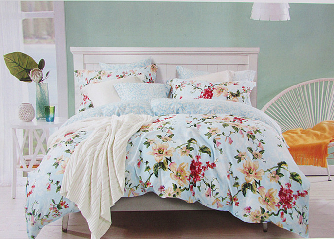 Cheap Price Cotton Bedlinen Floral Printed for Home Design