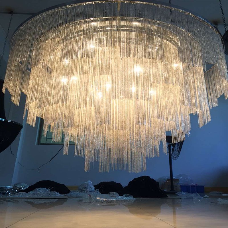 Hot Sales Modern Decorative Strings Pendant Lamp for Lobby