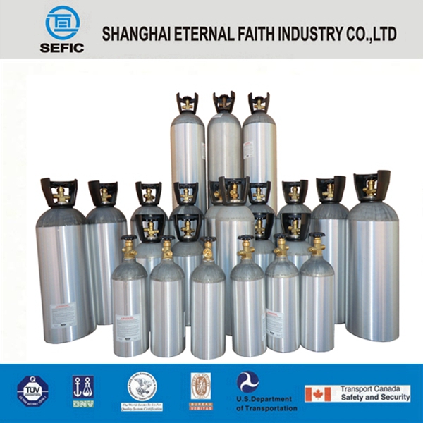 13.4L Aluminum Alloy CO2 Beverage Cylinder (LWH203-13.4-15)