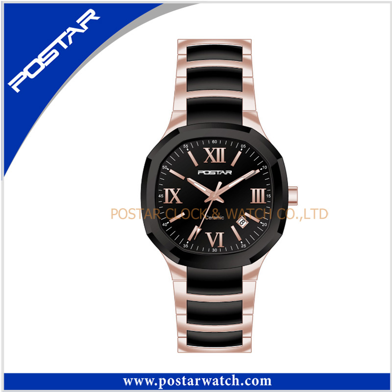 Stainless Steel and Ceramic Watches Fashion Sports Mens Watches