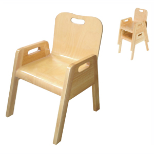 Wooden Stacking Chair for Children (81442-81444)