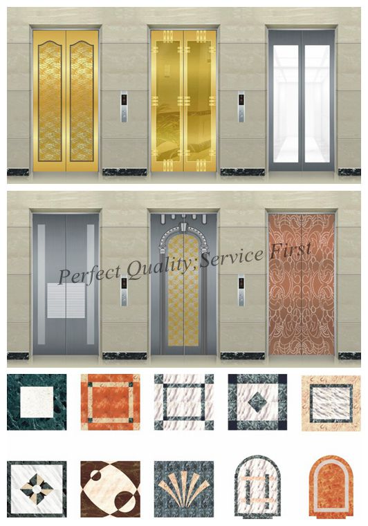 Beautiful Design Machine Roomless Passenger Elevator with Arylic Transparent Plate Ceiling