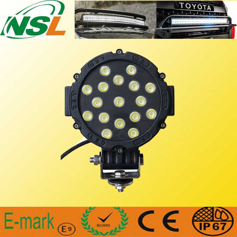 New Wide Voltage (9~32V) 43W LED Work Light/Car Fog Machine/Boat Lights/Lights for Fishing