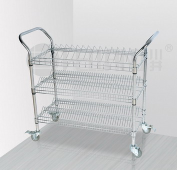 NSF Anti-Static ESD Rolling Industrial Metal Utility Cart Trolley (CJ-A1195)