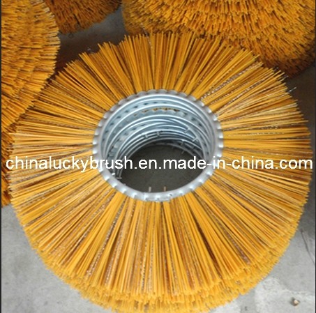 PP Material Yellow Mixture Road Sweeper Brush (YY-024)