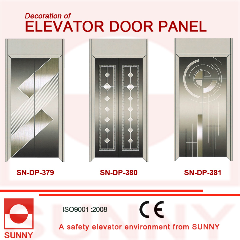 St. St Mirror Door Panel for Elevator Cabin Decoration (SN-DP-373)